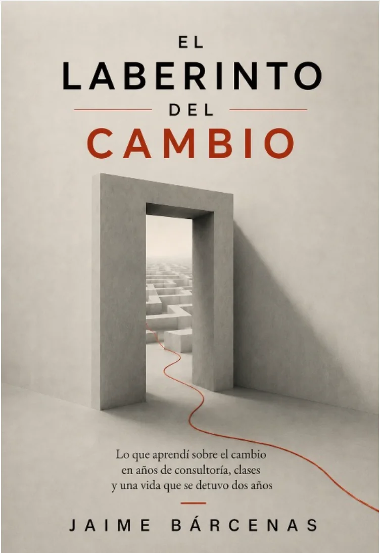 Portada de El Laberinto del Cambio, de Jaime Bárcenas